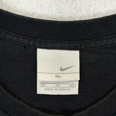 Vintage Nike Shirt Mens XL Black Long Sleeve Center Swoosh Logo embroidered Tee