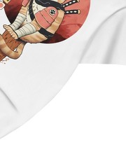 Niepce Ninja Cat Graphic Tee Japanese Streetwear Short Sleeves T-Shirt