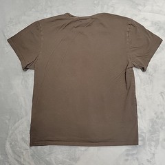 Fjall Raven Shirt Mens Medium Brown Ovik Crewneck Pocket Work Outdoors TEE