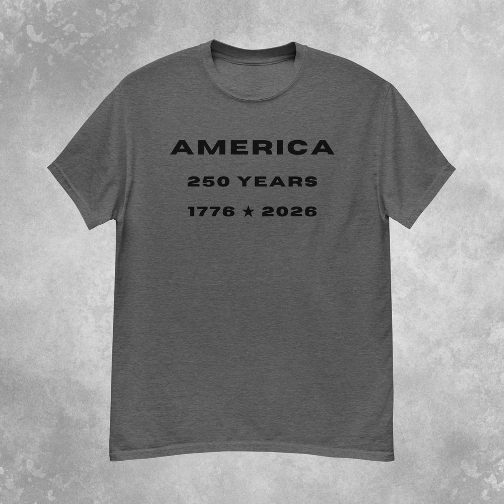 America 250th Anniversary T-Shirt Mens S-2XL (Neutral Color Pack)
