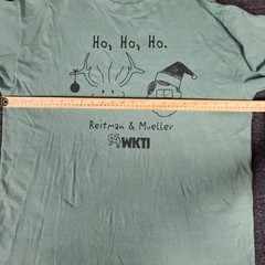 Vtg Reitman & Mueller Shirt Mens XL 94 FM Radio WKTI Christmas Theme Novelty Tee