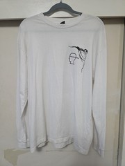 Brain Dead Kiko Kostadinov Asics White FruitFly Long Sleeve Shirt Medium