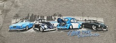 Newport Blue Volkswagen Beetle Mens T Shirt M Gray I Dub Thee Bad Boys Y2K 2017