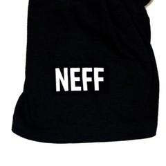 Neff Mens Mickey Mouse Relax Crew Neck T-Shirt Short Sleeve Tee Black Large New