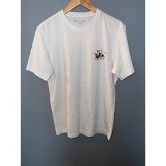 TravisMathew Mens White Christmas Golf Graphic T-Shirt Too Drunk To Drive Small