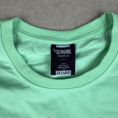 Genuine Shirt Men 2XL Mint Green Gladiator Movie Quote Skull Graphic Tee