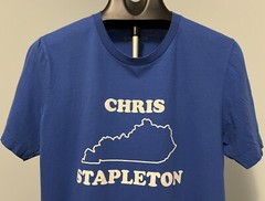 Chris Stapleton Hillbilly Days 2017 Kentucky Vintage Fit T-shirt Large Unisex