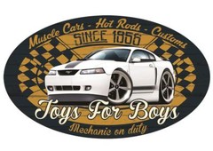 2003 2004 Ford Mach 1 Mustang Car-toon TOYS FOR BOYS Wall Art Graphic Sticker