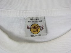 Vintage Hard Rock Cafe Shirt Mens Extra Large XL White Shanghai China Cotton