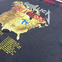 Vintage 1992 Metallica Guns N’ Roses Stadium Tour Brockum USA T-Shirt XL