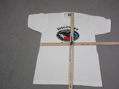 Vintage NASA Shirt Mens Large L White STS-31 Mission Hubble Telescope Deadstock