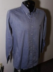 RALPH LAUREN Blue Long Sleeve “Blake” Shirt Men’s Size L