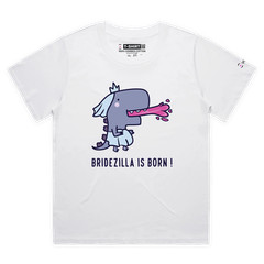 VOICEART Bridezilla at the Wedding Funny Couples T-Shirt with Premium Graphic