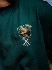 Sullen Men’s Octopus King Short Sleeve Premium T-shirt Tattoo Style Skull Tee