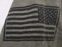 Rogue Fitness American Made Flag T-Shirt Size L, Crossfit, Workout, Gym
