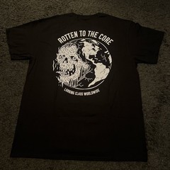 Lurking Class by Sketchy Tank “Rotten to the Core” T-Shirt (Black/Large)