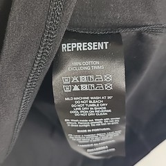 NWT Represent Men’s Initial Oversized T-shirt Black Sz S Retail $90