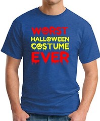 WORST HALLOWEEN COSTUME EVER T-SHIRT > Funny Slogan Novelty Geek Nerd Men’s Top