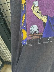 Vintage 90s Espresso Thy Self Fabric Art Coffee T-shirt Size XL