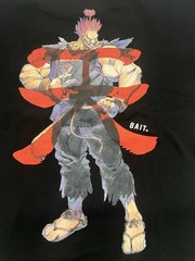 STREET FIGHTER Shirt Video Game Movie Bait Brand MEN AKUMA TEE Black