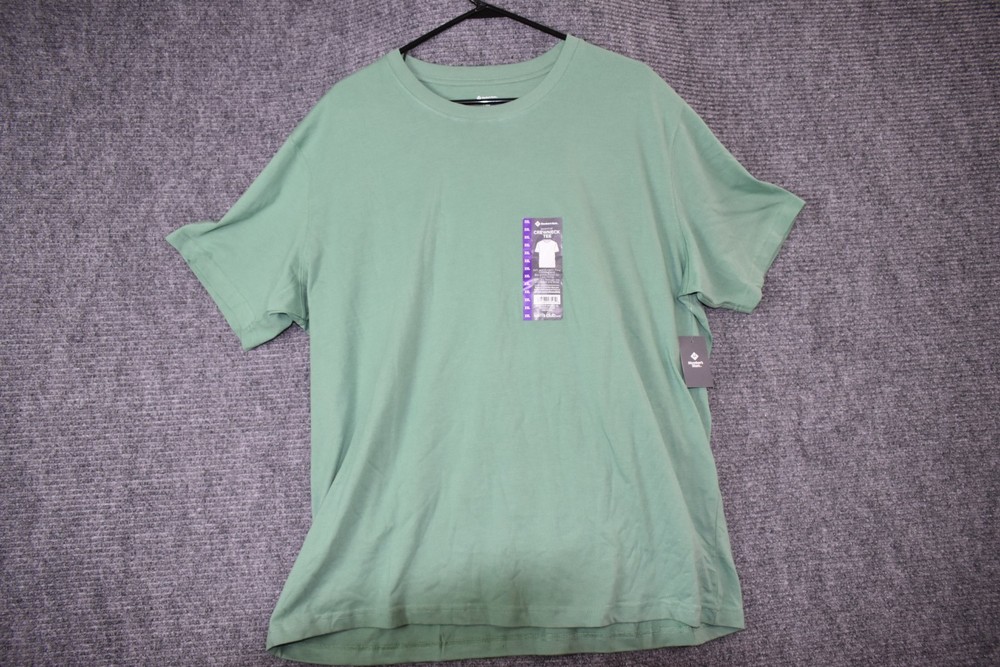 Member’s Mark Men’s Essential Crew Neck Short Sleeve Tee Green XXL (A-24)