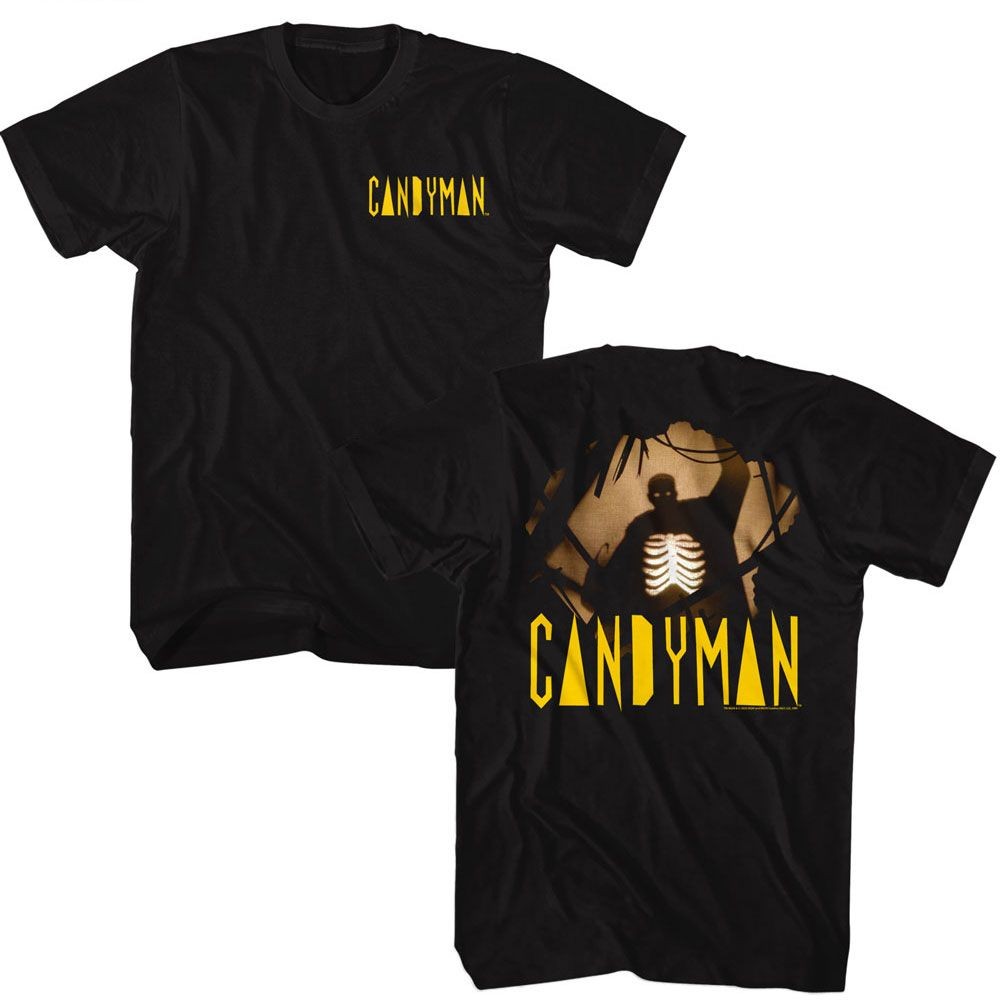 Candyman – Silhouette Front And Back – Front and Back Print Adult T-Shirt