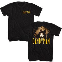 Candyman – Silhouette Front And Back – Front and Back Print Adult T-Shirt