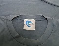 Coastal Classics Blue T-Shirt “Earth Music-Boulder” Tree Guitar Men’s Size M