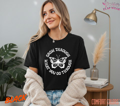 Unisex Grow Through What T-Shirt, Men T shirt,Women T shirt Gift Religion Top