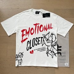 Mixed Emotion Cartoon Trendy Loose-Tee Shirt