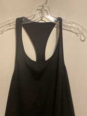 Racerback Mens Workout Tank Top NWOT Black Slim Fit Size Medium Stretch