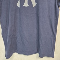MLB NY Yankees Adults Baseball Fan TShirt Logo Size XL Blue Team Sports