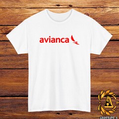 New Avianca Airlines Logo T-Shirt Black/Grey/White/Navy/Red/Light Blue