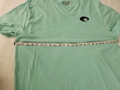 Costa Del Mar Men’s 2XL “Born On The Water” Graphic T-Shirt 100% Cotton Teal EUC