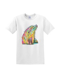 T-Shirt S to 2XL 3XL – NEON DOLPHIN sealife nautical adult