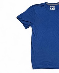 Adidas Ultimate Tee Blue T-Shirt Men Size L Athletic Logo Casual