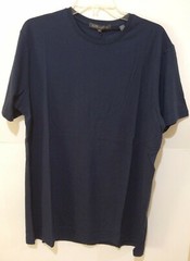 Slate & Stone Men’s Crew Neck Short Sleeve Lounge T-Shirt NAVY- XL-NWT