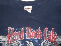 Vintage Hard Rock Cafe Myrtle Beach South Carolina Blue T-Shirt L love all 1971