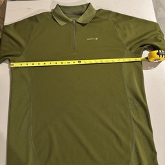 Merrell Mens Large T-Shirt OPTi Wick UPF 50+ Polo 1/4 Zip Performance Golf FF-10