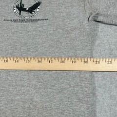 Bald Eagle Shirt Adult Large Gray Arizona Nest Watch Program Birds Nature Mens