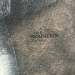 The Mountain Elephant Face Brown Tie Dye Tee Shirt Graphic Print Men’s X Large