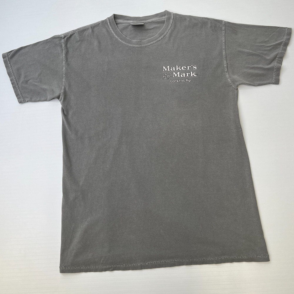 Maker’s Mark Shirt Men Medium Loretto KY S IV Drink Whisky Work Party Core Go