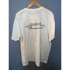 Gildan Madison Classics Elkhorn 2010 Car Show T-Shirt Mens XL White 1935 Hudson