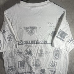 Vintage Hanes 1996 Atlanta Olympics Shirt Adult XL White Black Cities Men