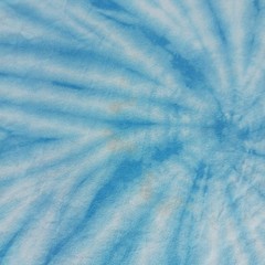 Spiral Tie Dye T-shirt Adult 2XL Aqua Blue Soft Cotton Unique Hippie 70’s New