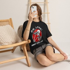 Skeleton Oh Look Nobody Gives Tee