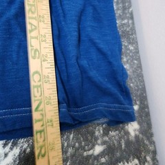 Vertical Sport Mens T-Shirt Navy Blue Size Large Short Sleeve Pockets