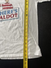 Where’s Waldo Official T-Shirt, White, Size: Small