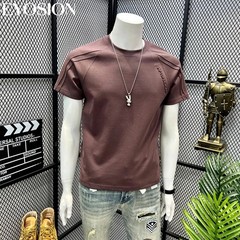 Premium Men’s Cotton Short Sleeve Slim Fit Casual Crew Neck Fashion T-Shirt