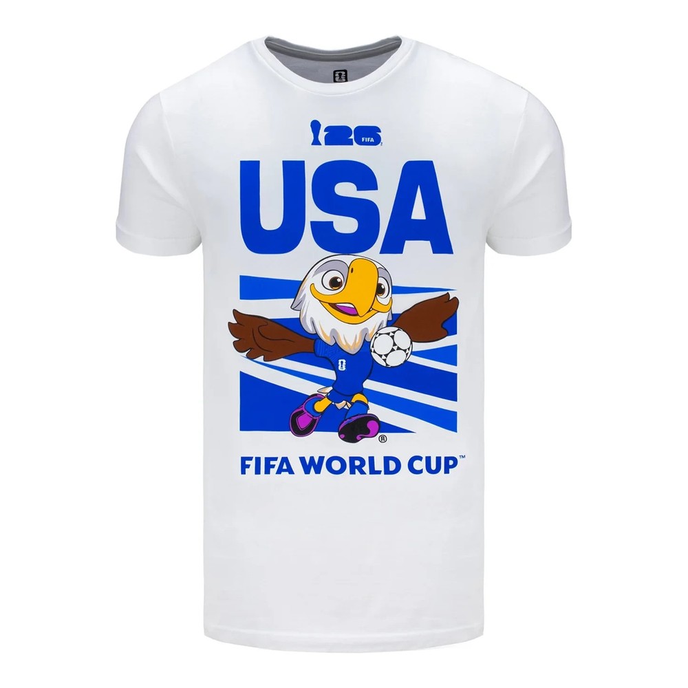 T-shirt Logo USA World Cup 2026, Cottton T-Shirt